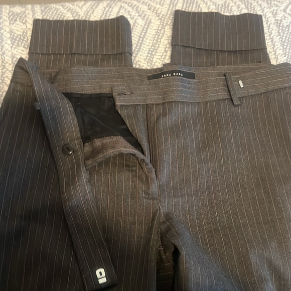 Zara Plead pants Gray Size 8 - Picture 3 of 5